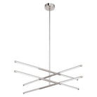 Thesis Lighting 207285A Overture LED Convertible Chandelier in Polished Nickel
