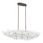 Thesis Lighting 207309A Avril Chandelier in Forged Bronze