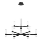Thesis Lighting 207312A Ristretto LED Chandelier in Matte Black