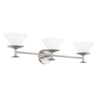 Thesis Lighting 207329A Tremolo Vanity in Brushed Nickel, Polished Nickel