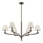 Thesis Lighting 207337A Bethany Chandelier in Forged Bronze