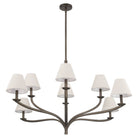 Thesis Lighting 207339A Bethany Chandelier in Forged Bronze