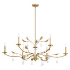 Thesis Lighting 207342A Presley Chandelier in Champagne Gold, Clear