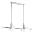 Thesis Lighting 207351A Stockholm LED Linear Chandelier in Polished Nickel