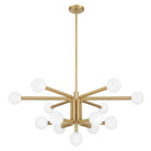 Thesis Lighting 207354A Stockholm LED Chandelier in Champagne Gold