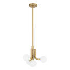 Thesis Lighting 207356A Stockholm LED Convertible Pendant in Champagne Gold