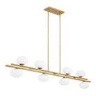 Thesis Lighting 207378A Julep LED Linear Pendant in Brushed Gold