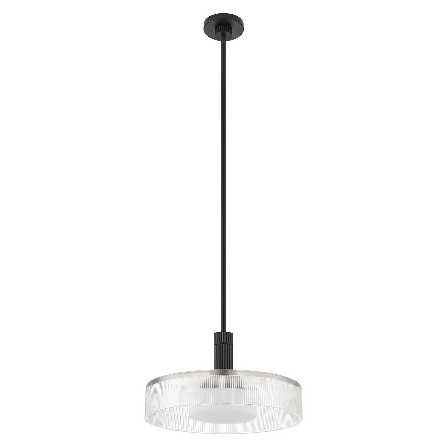 Thesis Lighting 207407A Como Convertible Pendant in Matte Black