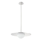Thesis Lighting 207412A Solstice LED Convertible Pendant in Polished Nickel