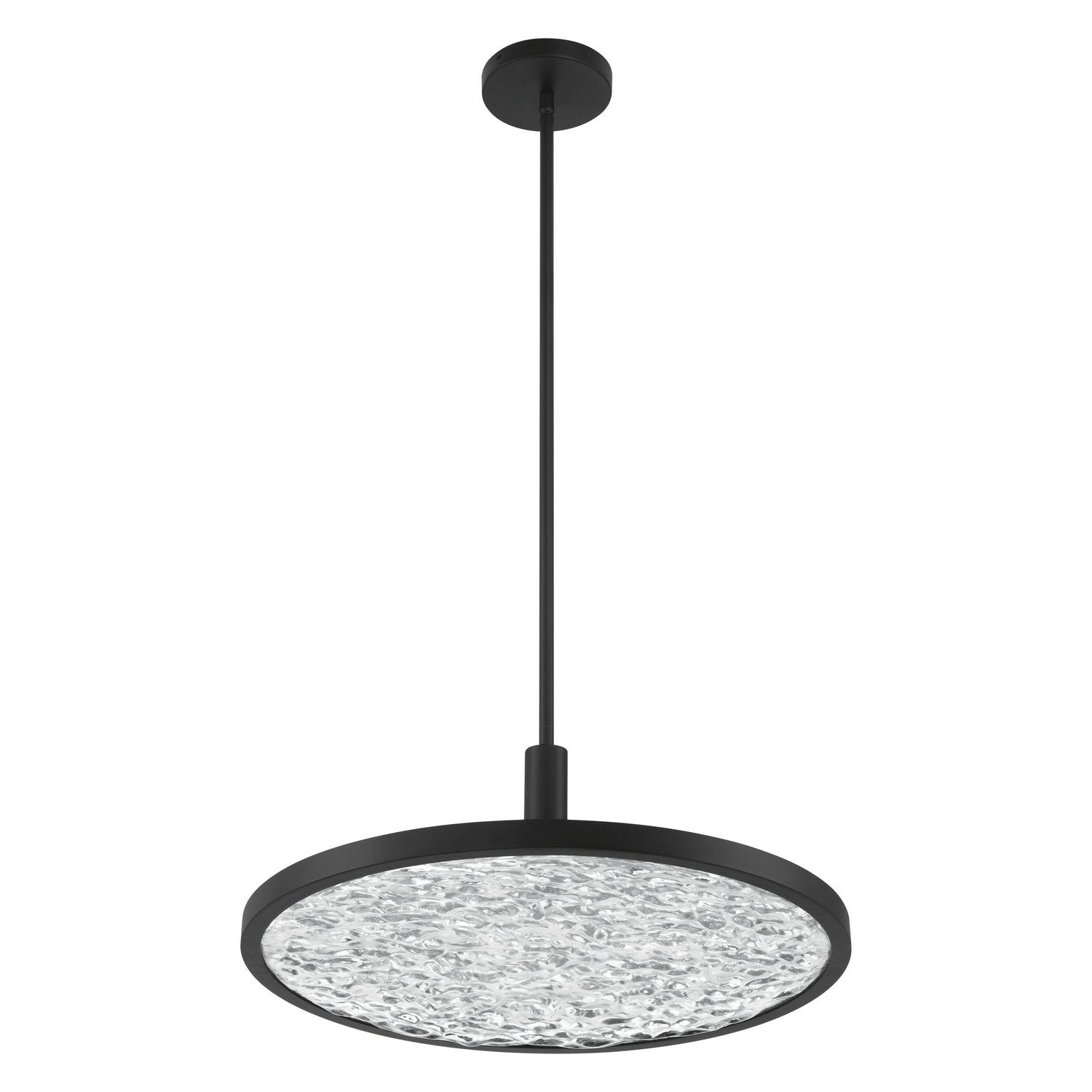 Thesis Lighting 207419A Courtney LED Convertible Pendant in Textured Black