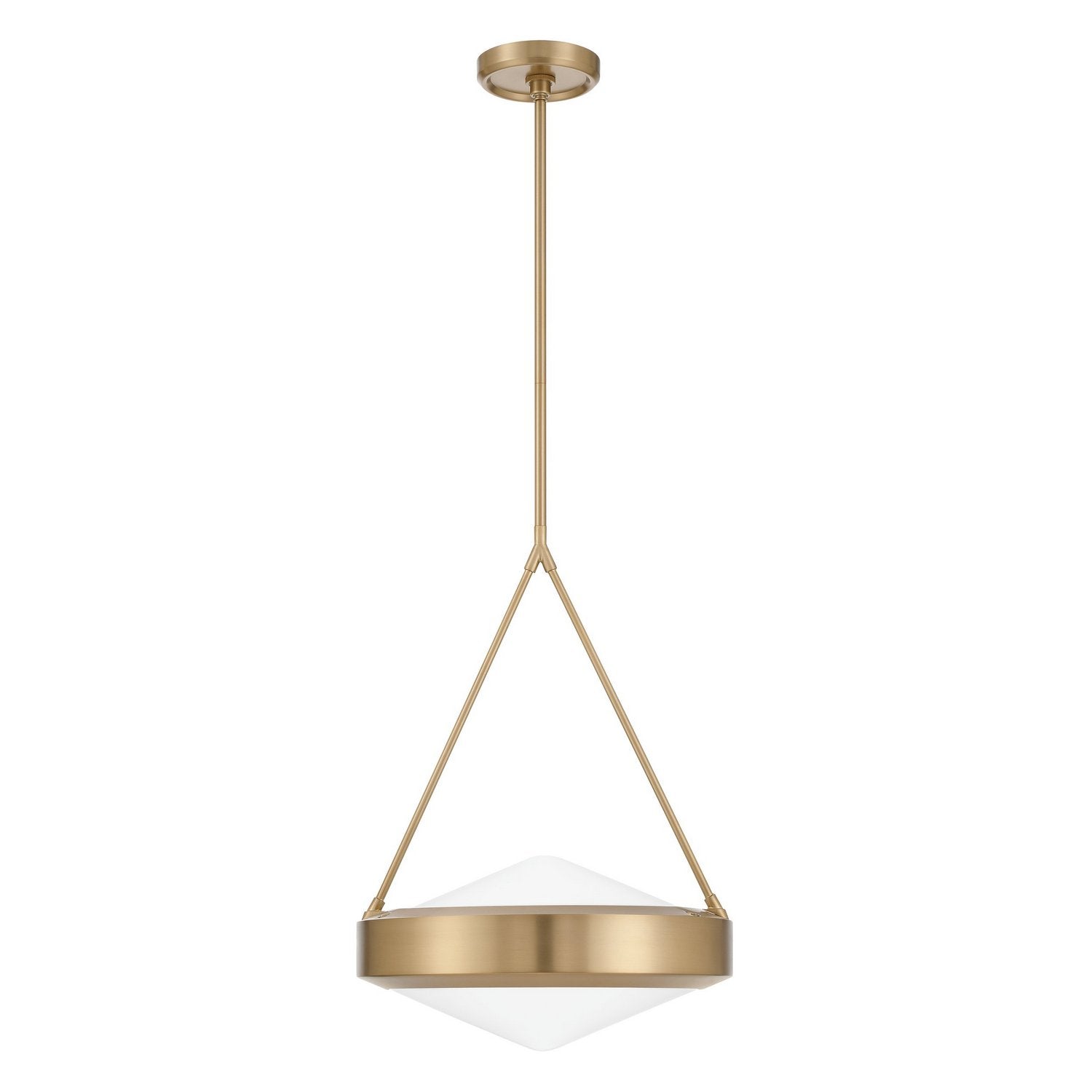 Thesis Lighting 207424A Agate Pendant in Champagne Gold, Opal