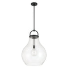 Thesis Lighting 207645A Mansfield Pendant in Matte Black