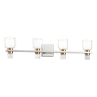 Thesis Lighting 207682A Amelia LED Vanity in Polished Nickel, Champagne Gold