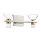 Thesis Lighting 207688A Blake LED Vanity in Polished Nickel, Champagne Gold