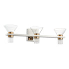 Thesis Lighting 207689A Blake LED Vanity in Polished Nickel, Champagne Gold
