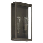 Thesis Lighting 207728A Hollis Exterior Wall Sconce in Blackened Brass