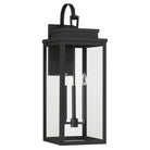 Thesis Lighting 207744A Hillside Exterior Wall Sconce in Textured Black