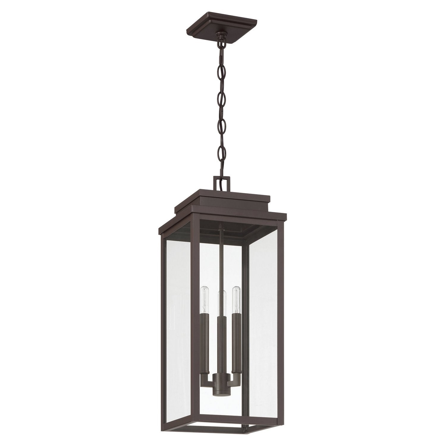 Thesis Lighting 207755A Hillside Exterior Pendant in Dark Bronze