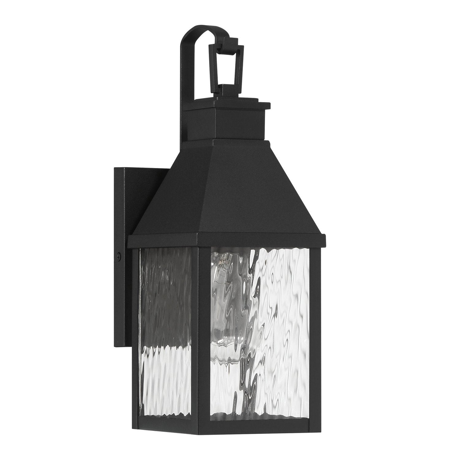 Thesis Lighting 207757A Glencrest Exterior Wall Sconce in Textured Black