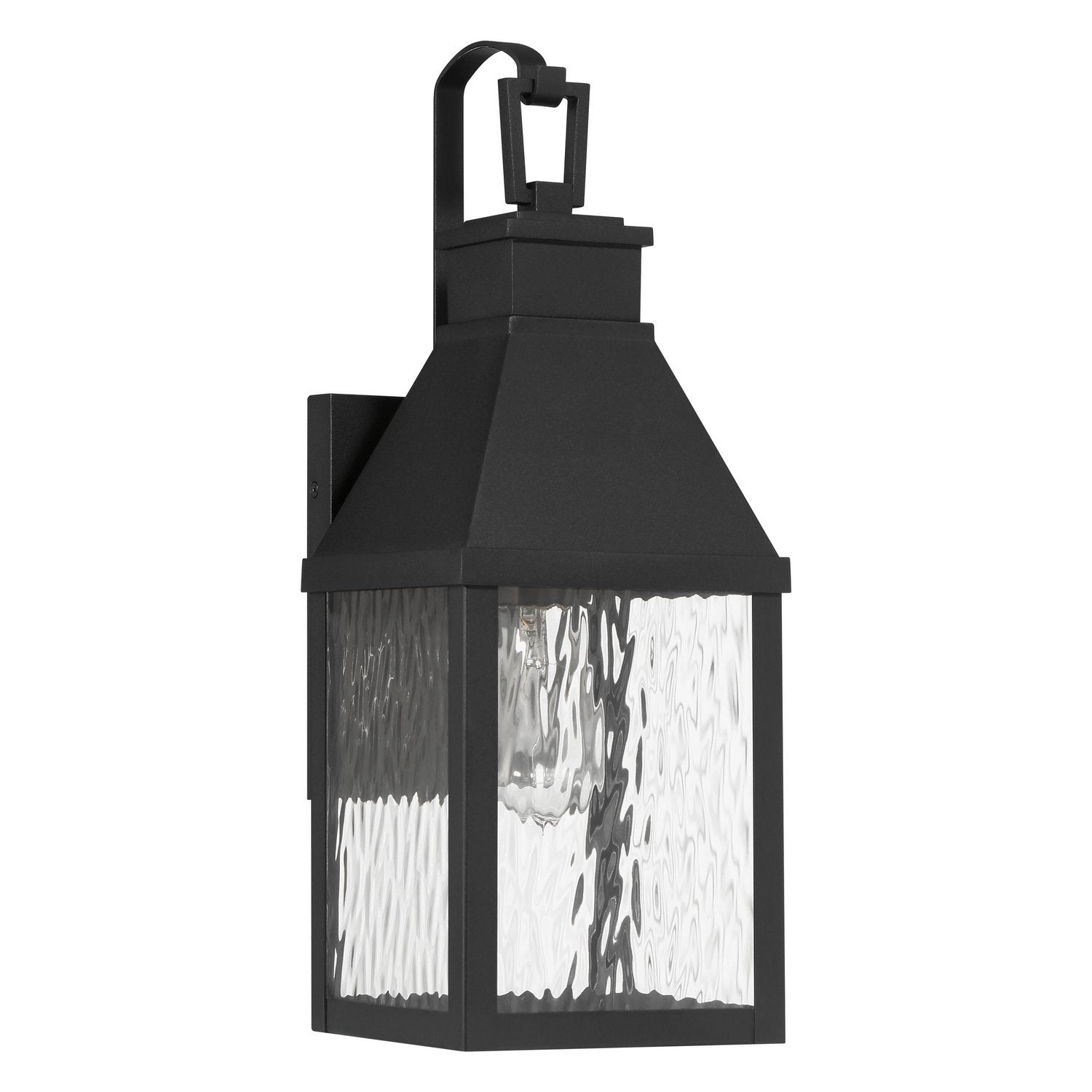 Thesis Lighting 207758A Glencrest Exterior Wall Sconce in Textured Black