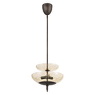 Thesis Lighting 207785A Fiorello Convertible Pendant in Forged Bronze