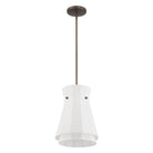 Thesis Lighting 207792A Bryony Convertible Pendant in Forged Bronze