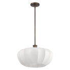 Thesis Lighting 207793A Bryony Convertible Pendant in Forged Bronze
