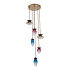 Kalco - 528352WB - Six Light Chandelier - Bolsa - Winter Brass