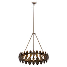 Kalco - 529055PAB - Six Light Chandelier - VittOria - Pearlized Antique Brass