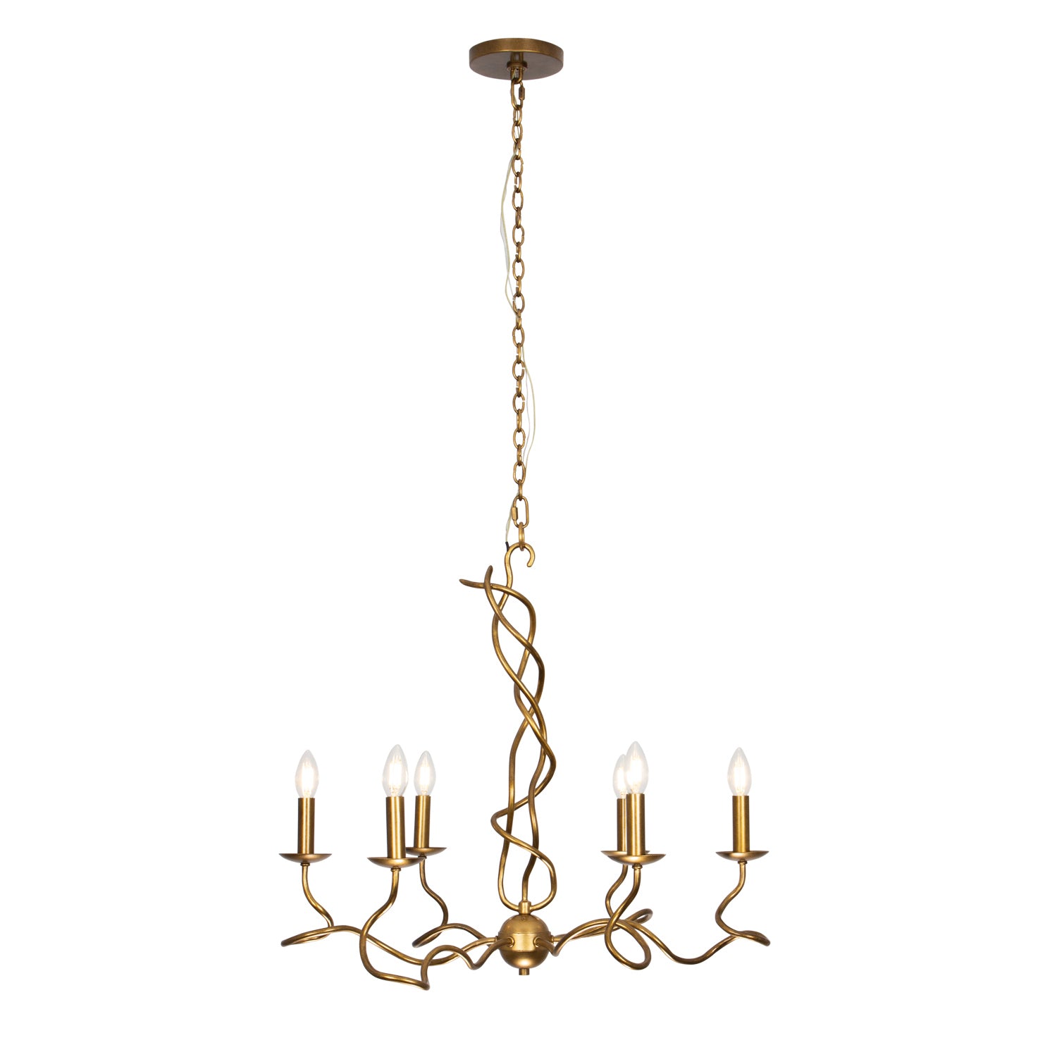 Kalco - 529255ORB - Six Light Chandelier - Rizo - Oil Rubbed Bronze