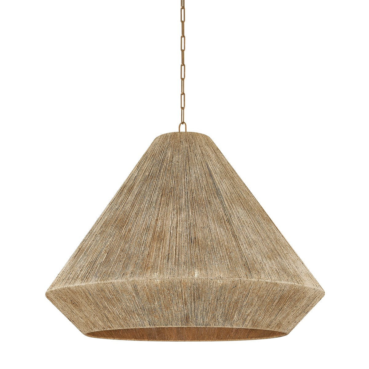 Troy Lighting Canada - F1640-PBR - Five Light Pendant - Keats - Patina Brass