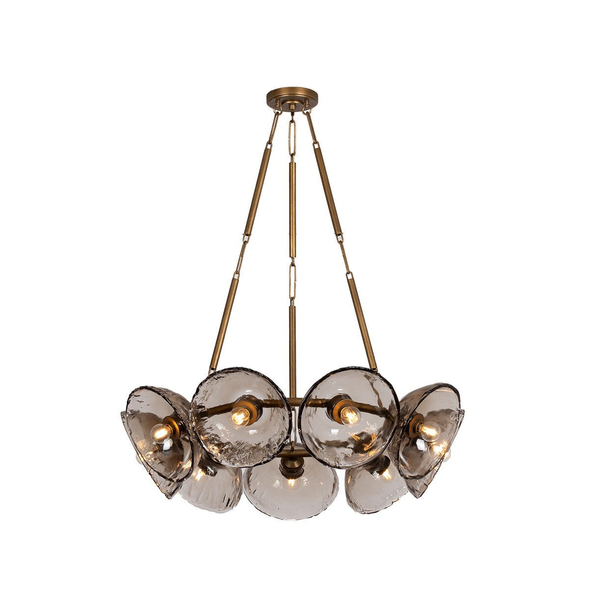 Troy Lighting Canada - F5436-PGL - Nine Light Chandelier - Diego - Patina Gold Leaf