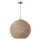 Capital Lighting - 359711LFB - One Light Pendant - Morada - Light Fawn and Matte Brass