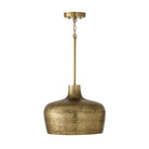 Capital Lighting - 360311THB - One Light Pendant - Myriah - Tibetan Hammered Brass