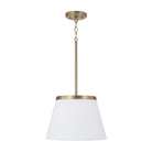 Capital Lighting - 361011AD - One Light Pendant - Drake - Aged Brass