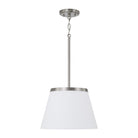 Capital Lighting - 361011BN - One Light Pendant - Drake - Brushed Nickel