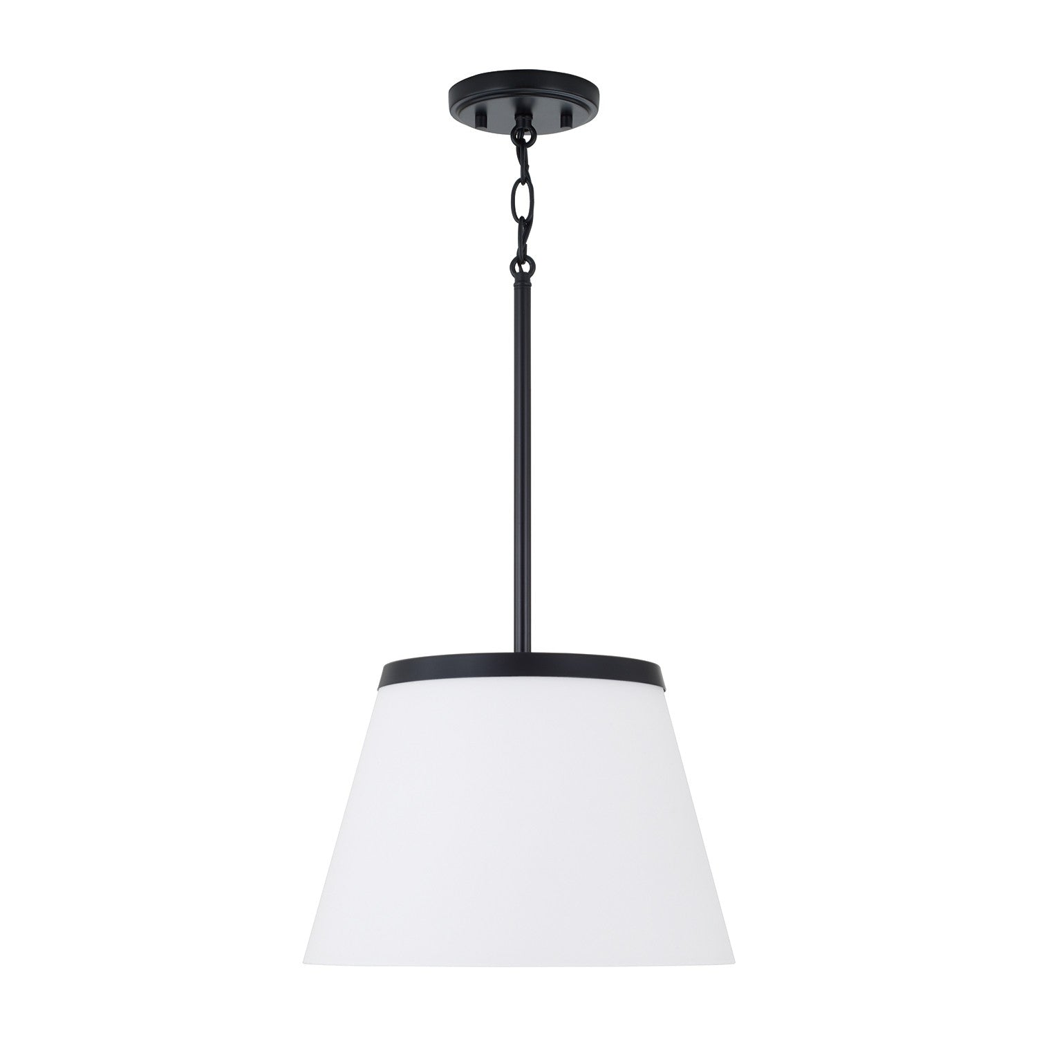 Capital Lighting - 361011MB - One Light Pendant - Drake - Matte Black