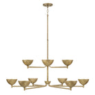 Capital Lighting - 458501FT - LED Chandelier - Francesca - Feathered Gold