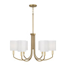 Capital Lighting - 459561AD-716 - Six Light Chandelier - Adrian - Aged Brass