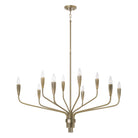 Capital Lighting - 460401ANB - Ten Light Chandelier - Palmer - Antiqued Brass