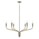 Capital Lighting - 460461ANB - Six Light Chandelier - Palmer - Antiqued Brass