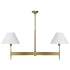 Capital Lighting - 860821AD-719 - Two Light Island Pendant - Leland - Aged Brass