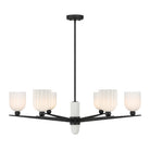 Savoy House - 1-1125-6-89 - Six Light Chandelier - Collier - Matte Black
