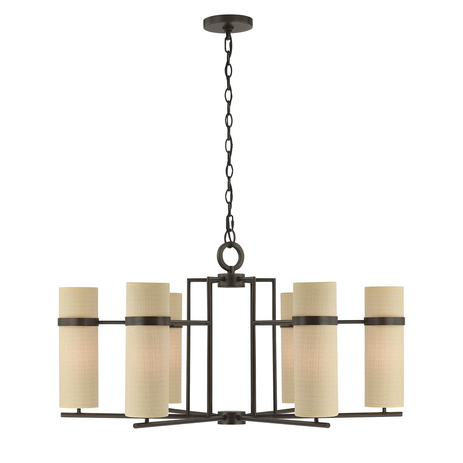 Savoy House - 1-4562-6-15 - Six Light Chandelier - Weston - Mediterranean Bronze