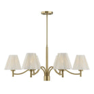 Savoy House - 1-6084-6-127 - Six Light Chandelier - Rosa - Noble Brass