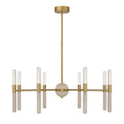 Savoy House - 1-9716-8-322 - LED Chandelier - Linden - Warm Brass