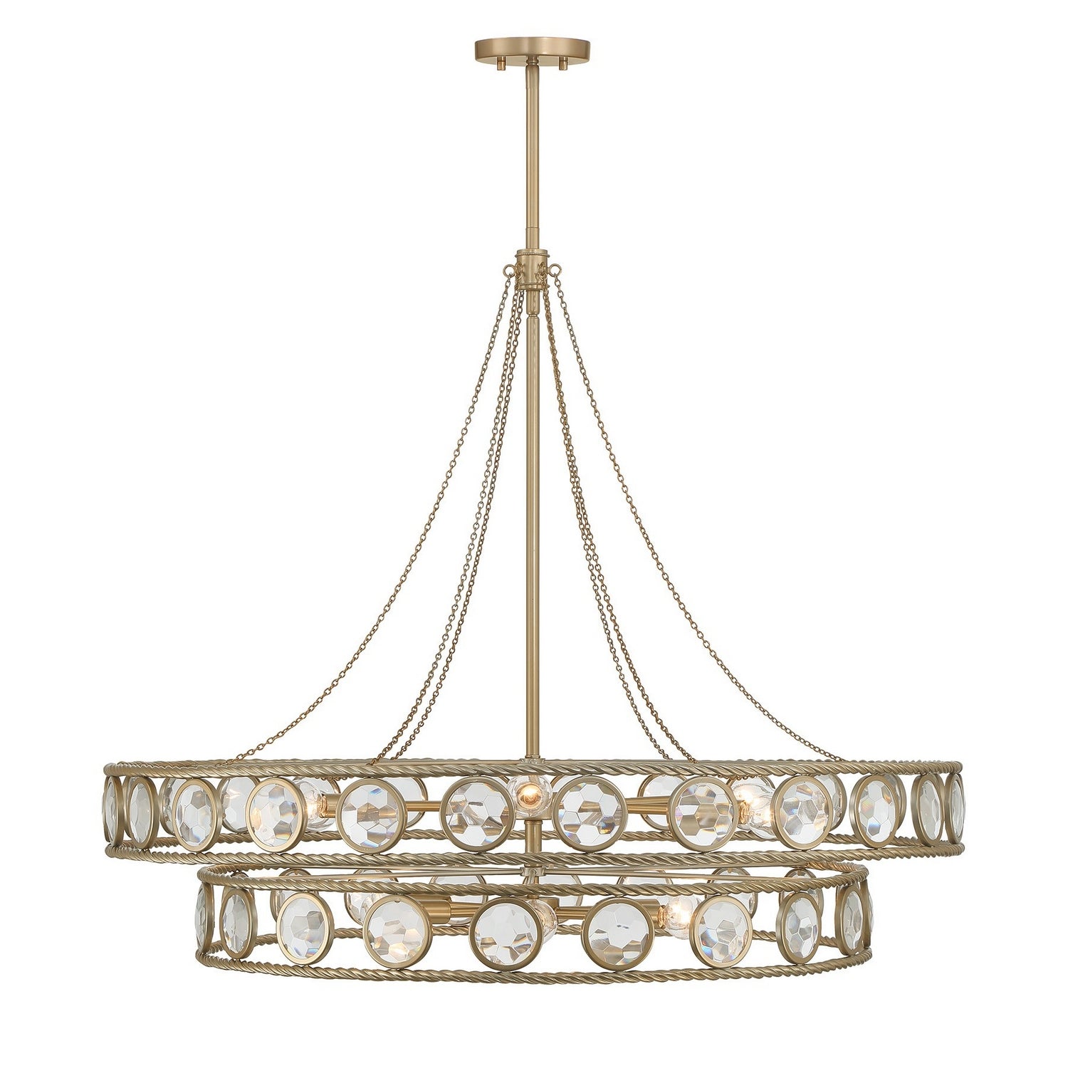 Savoy House - 7-9381-12-338 - 12 Light Pendant - Cologne - Opulent Gold