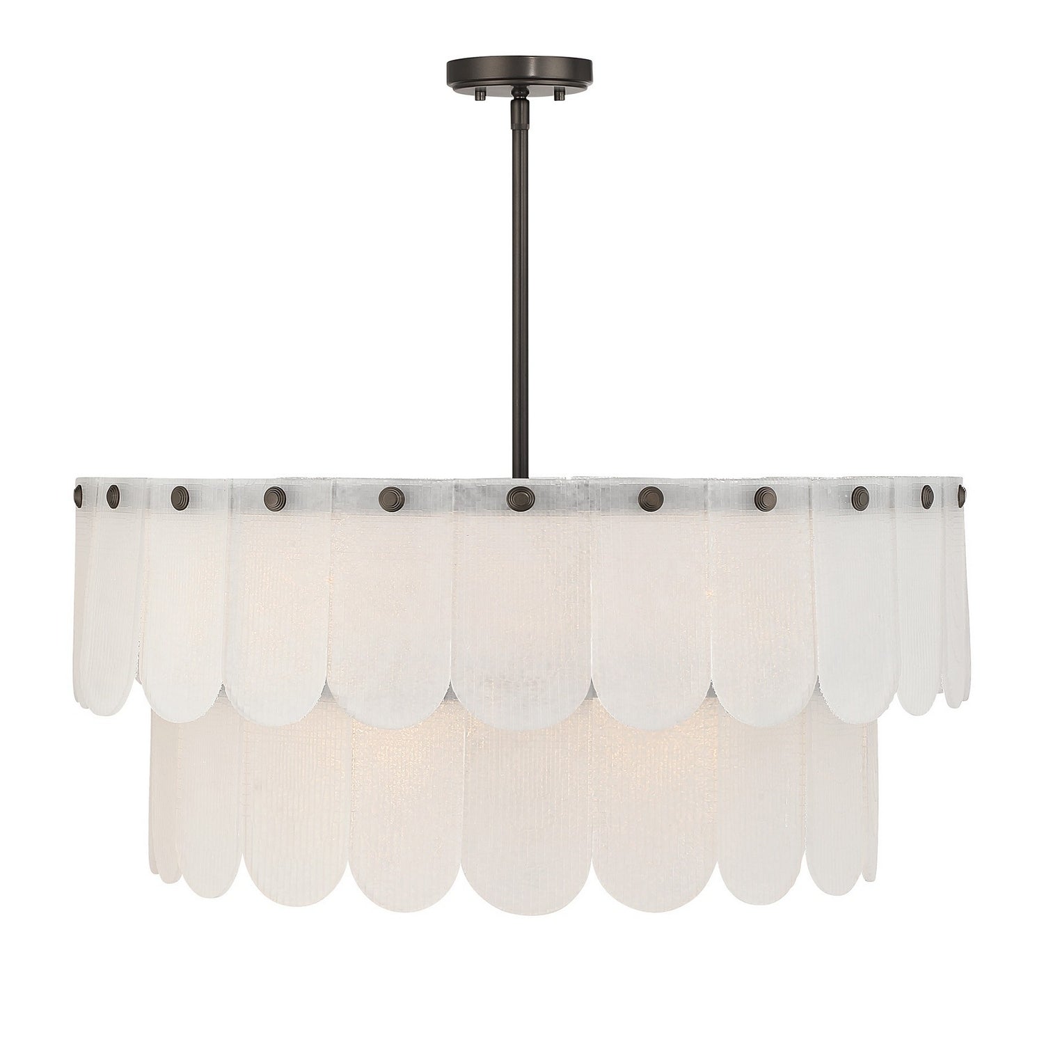 Savoy House - 7-9800-10-15 - Ten Light Pendant - Ashton - Mediterranean Bronze