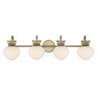 Savoy House - 8-1028-4-127 - Four Light Bathroom Vanity - Melbourne - Noble Brass