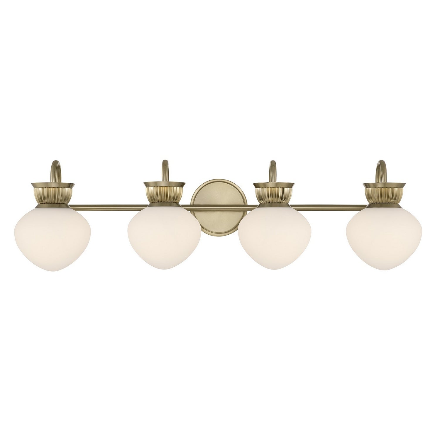 Savoy House - 8-1028-4-127 - Four Light Bathroom Vanity - Melbourne - Noble Brass